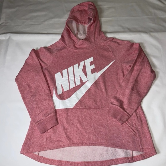 Nike Women's Heathered Pink Hoodie - Picture 1 of 5